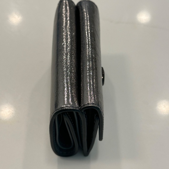 Coach-Essential Mini Trifold Wallet-Pewter Anthracite - Picture 2 of 4